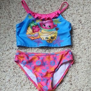 Shopkins Tankini Swim Suit Age Size 5/6